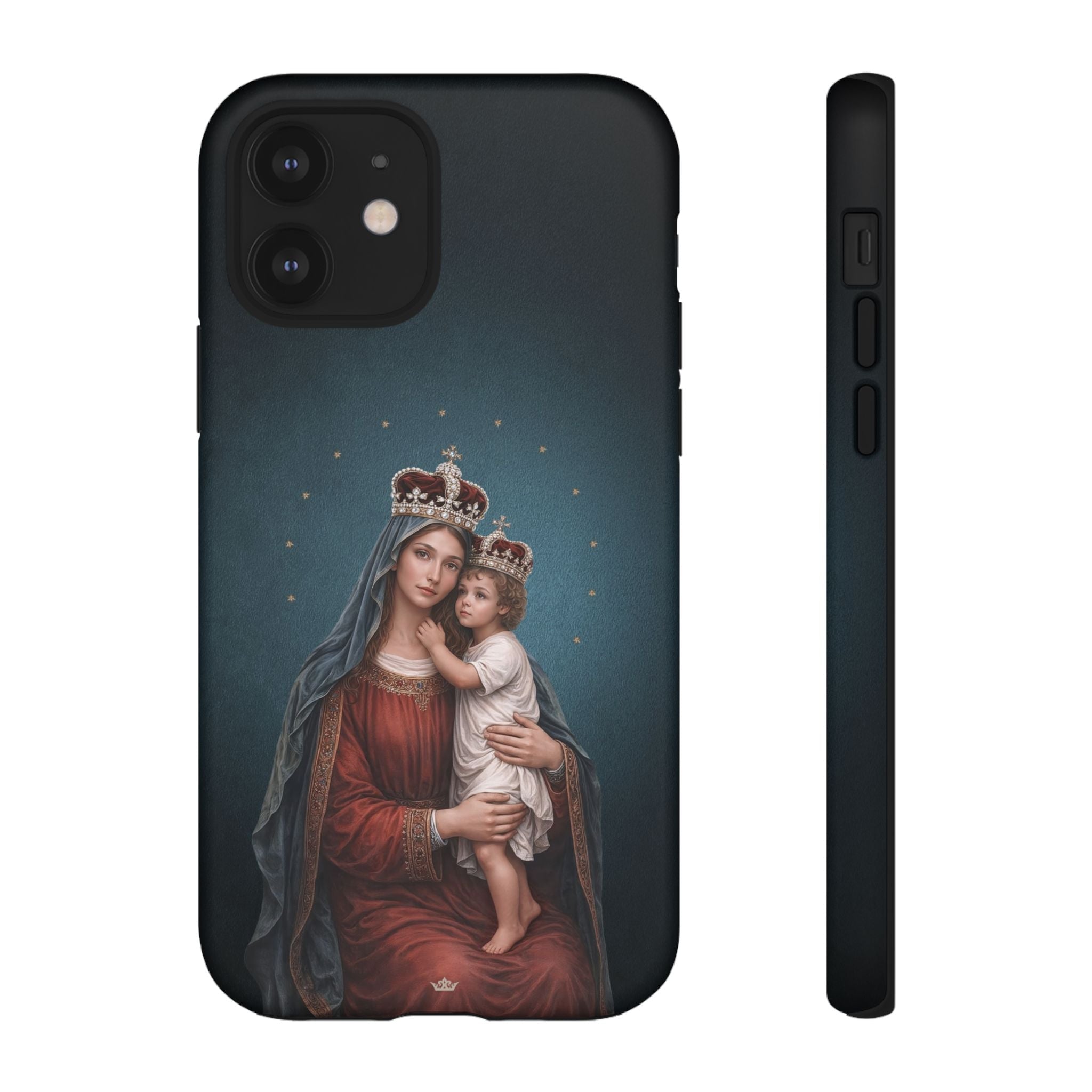 Divine King and Queen Hard Phone Case (Midnight Blue) - Venxara