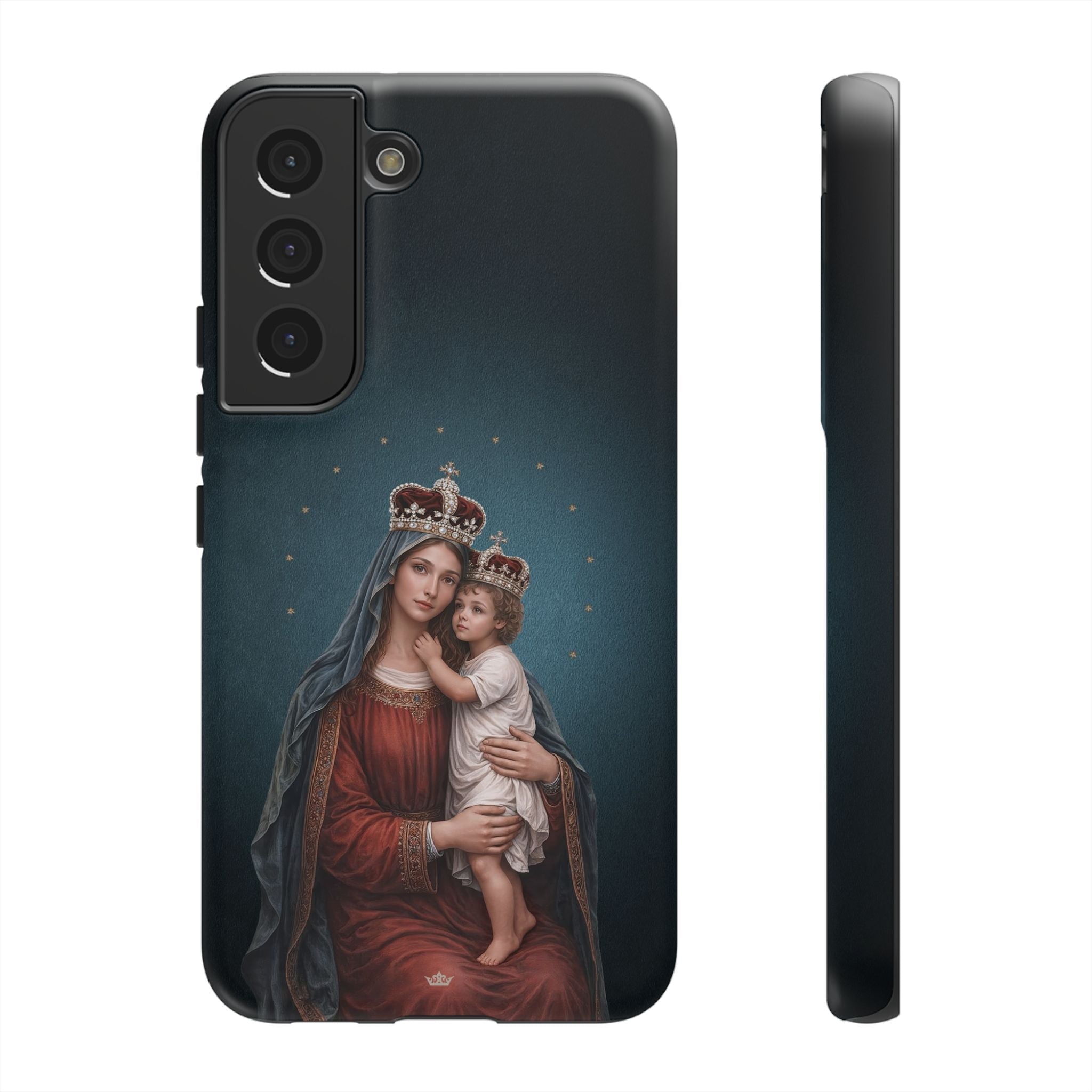 Divine King and Queen Hard Phone Case (Midnight Blue) - Venxara