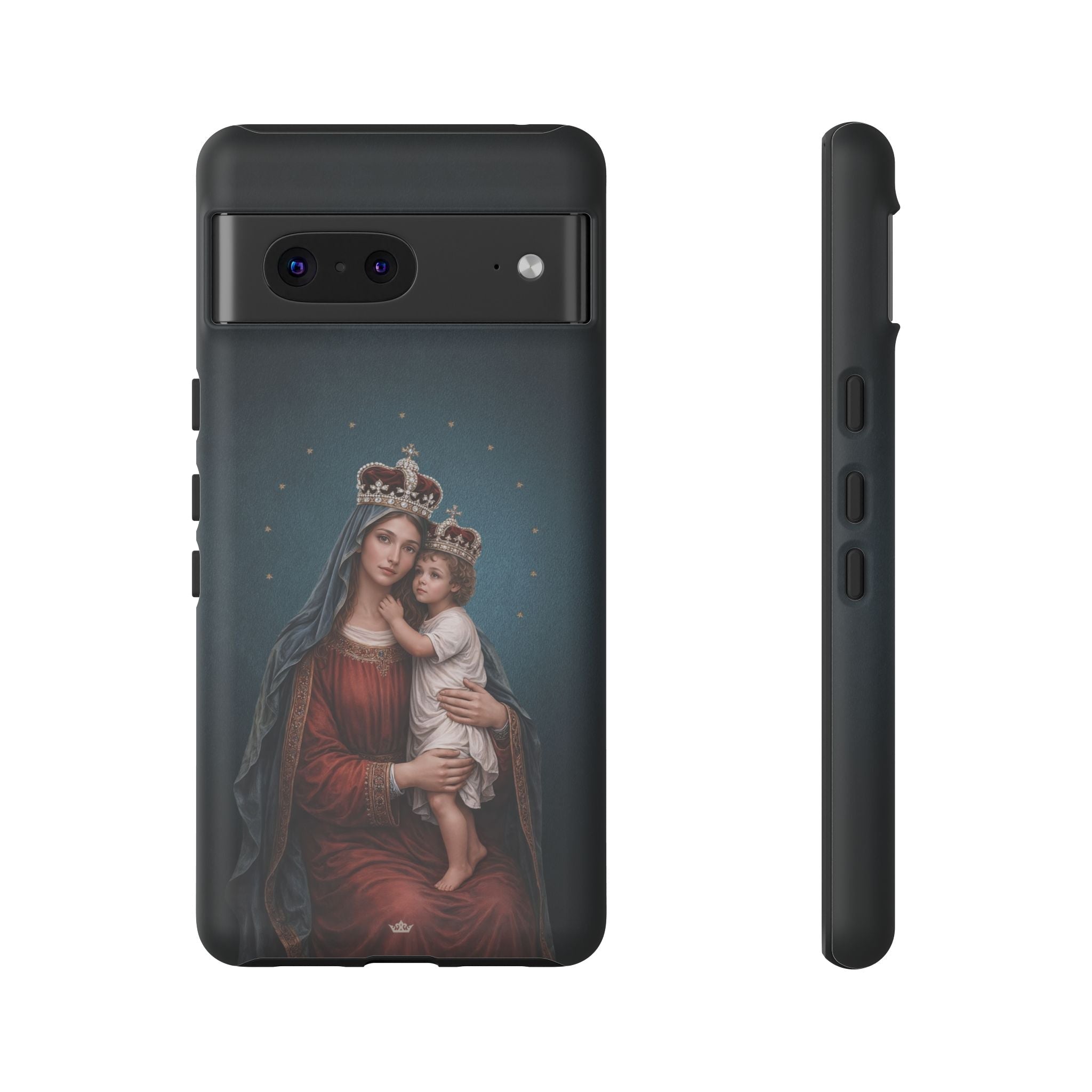 Divine King and Queen Hard Phone Case (Midnight Blue) - Venxara