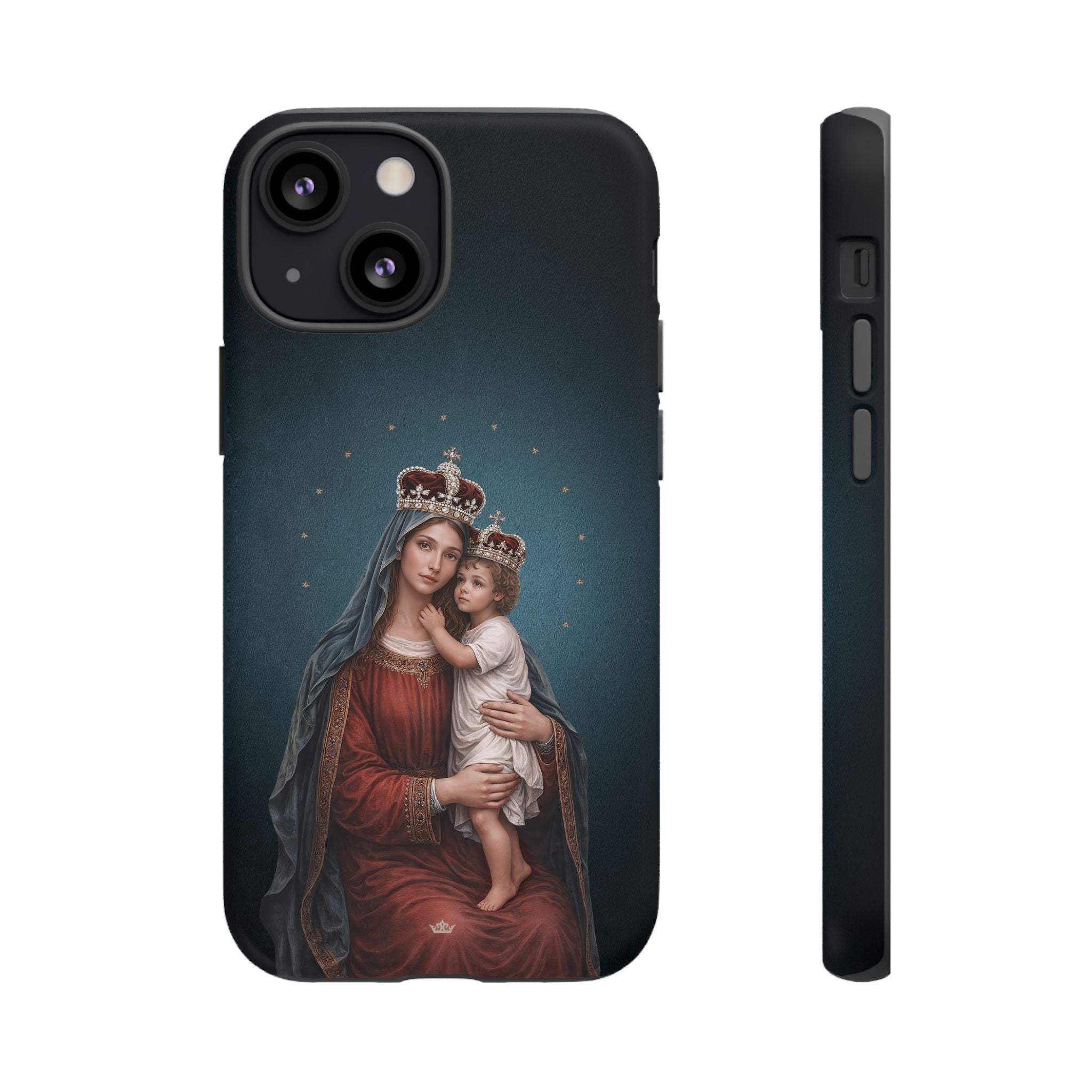 Divine King and Queen Hard Phone Case (Midnight Blue) - Venxara