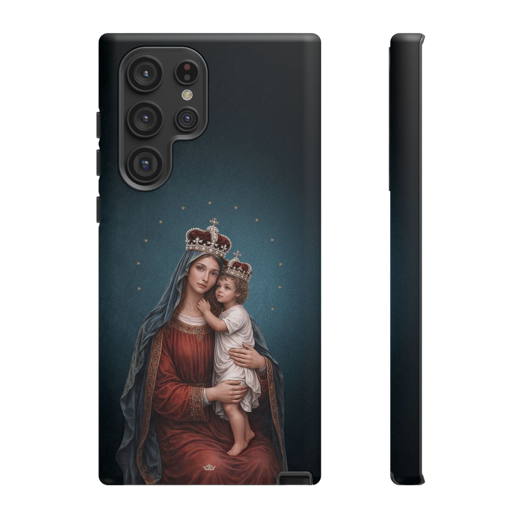 Divine King and Queen Hard Phone Case (Midnight Blue) - Venxara
