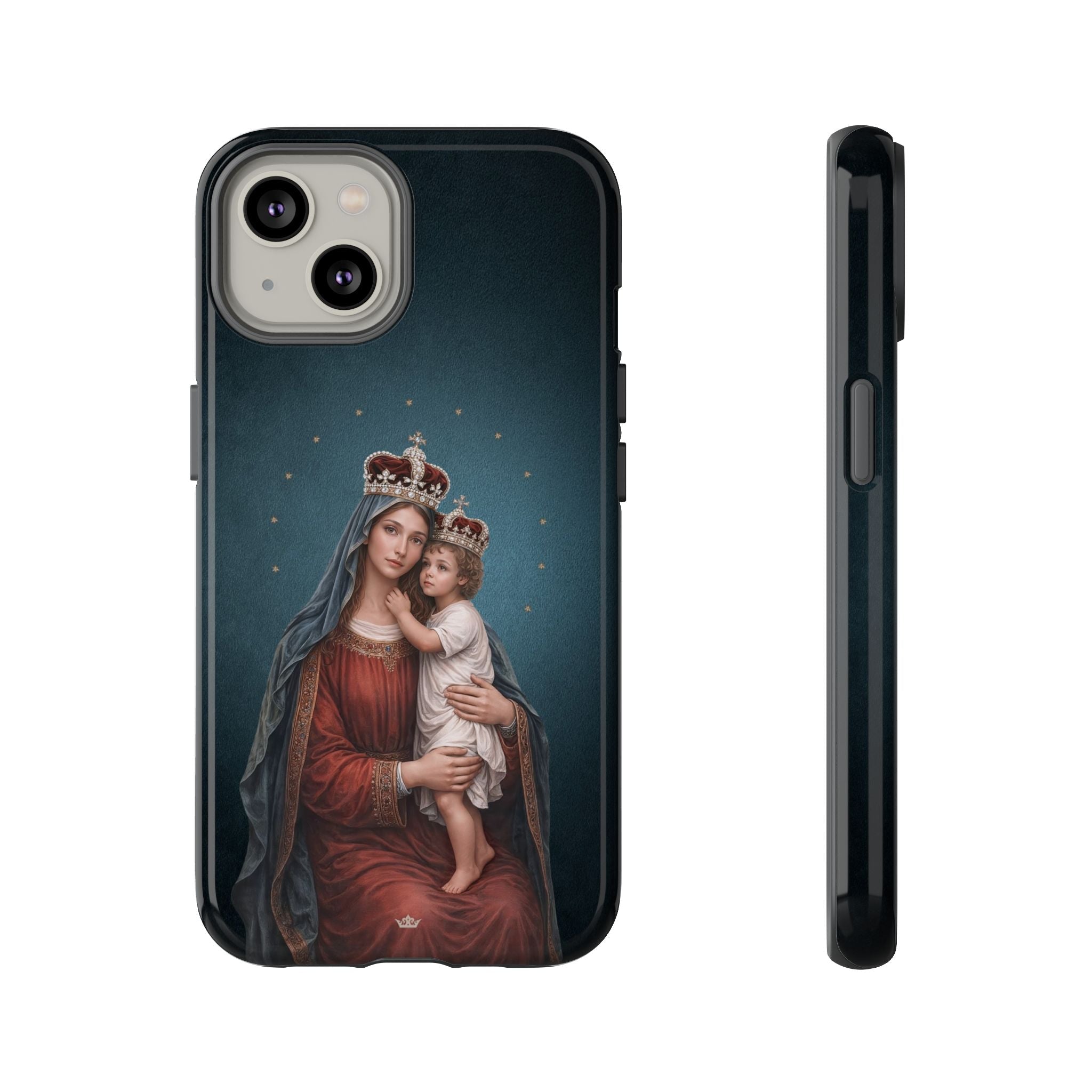 Divine King and Queen Hard Phone Case (Midnight Blue) - Venxara