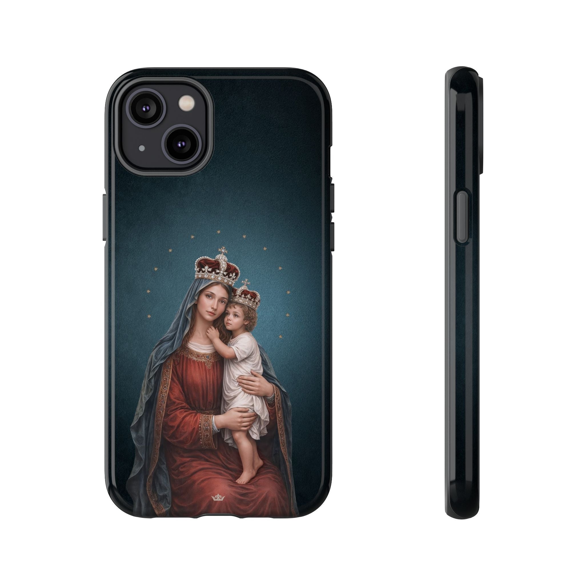Divine King and Queen Hard Phone Case (Midnight Blue) - Venxara