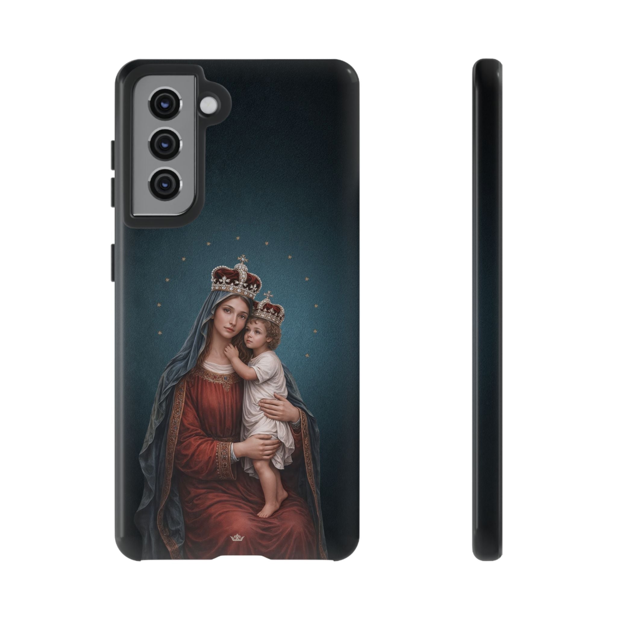 Divine King and Queen Hard Phone Case (Midnight Blue) - Venxara