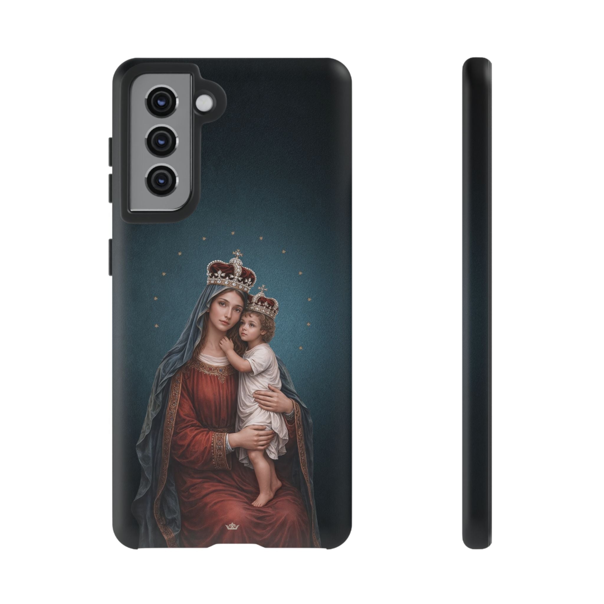 Divine King and Queen Hard Phone Case (Midnight Blue) - Venxara