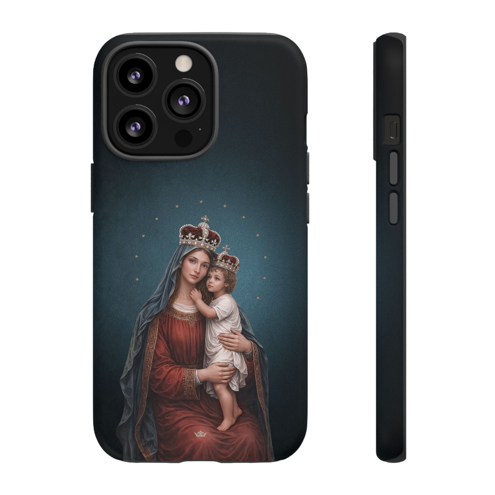 Divine King and Queen Hard Phone Case (Midnight Blue) - Venxara