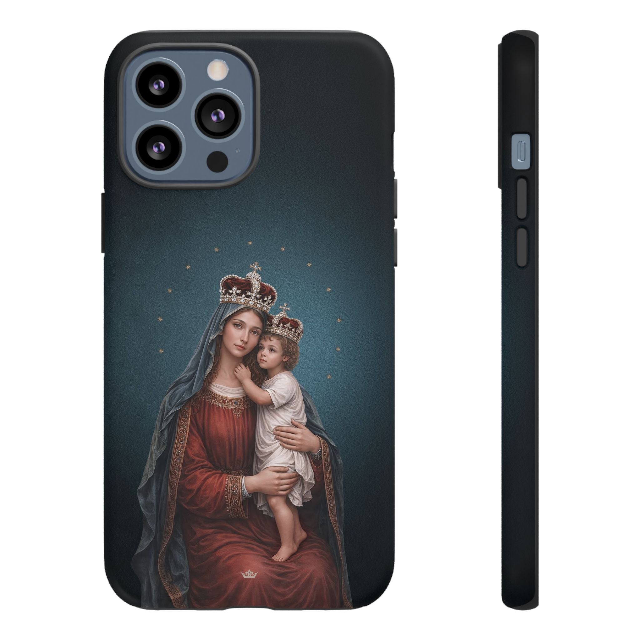 Divine King and Queen Hard Phone Case (Midnight Blue) - Venxara