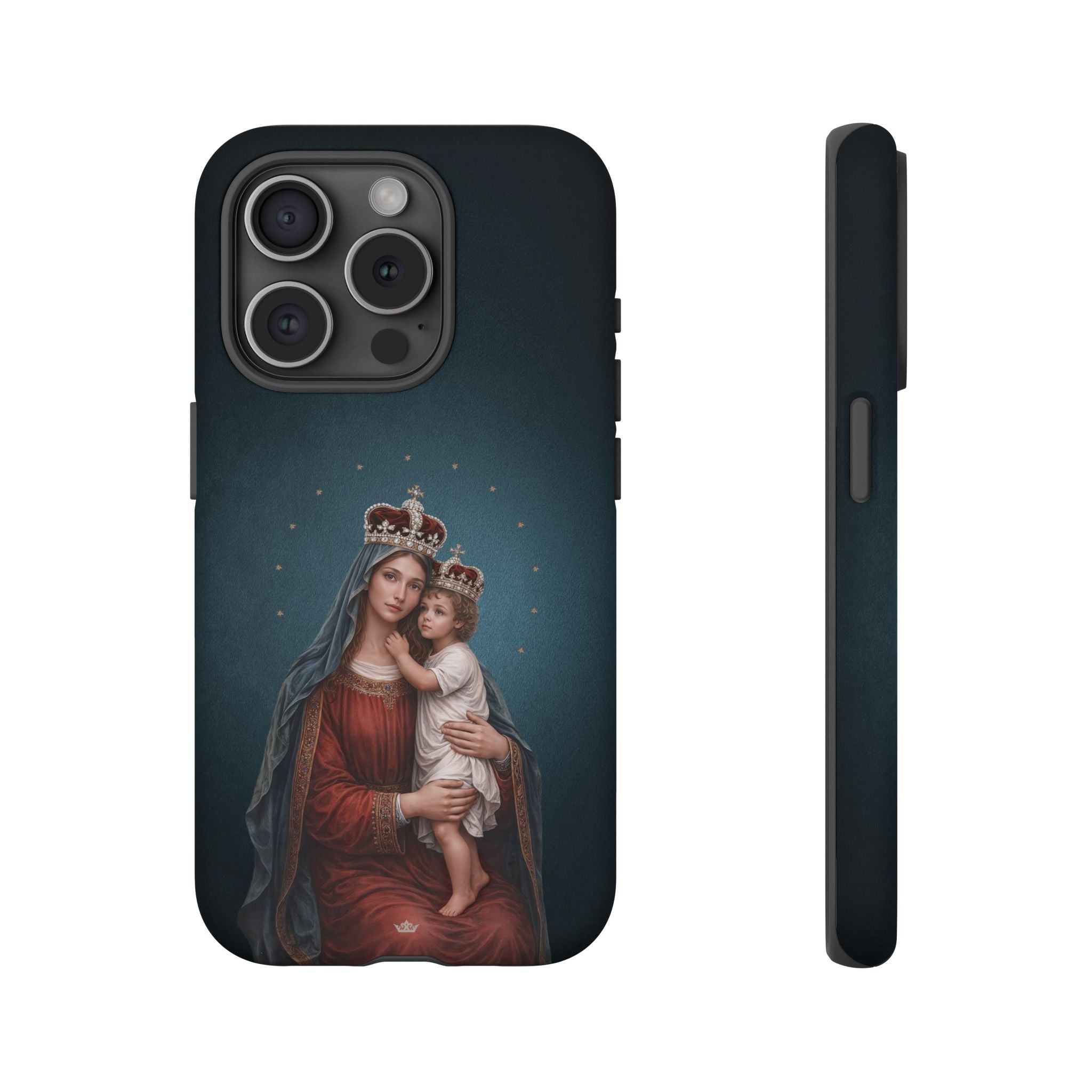 Divine King and Queen Hard Phone Case (Midnight Blue) - Venxara