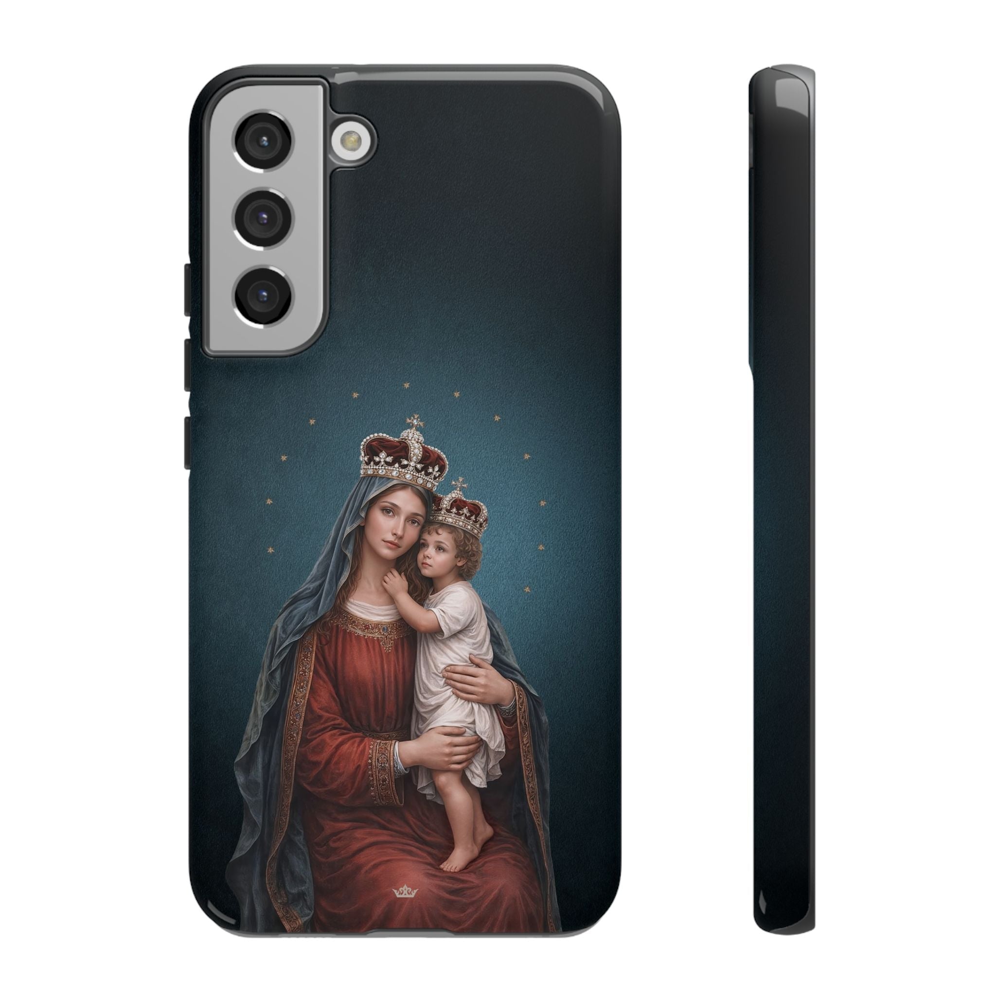 Divine King and Queen Hard Phone Case (Midnight Blue) - Venxara