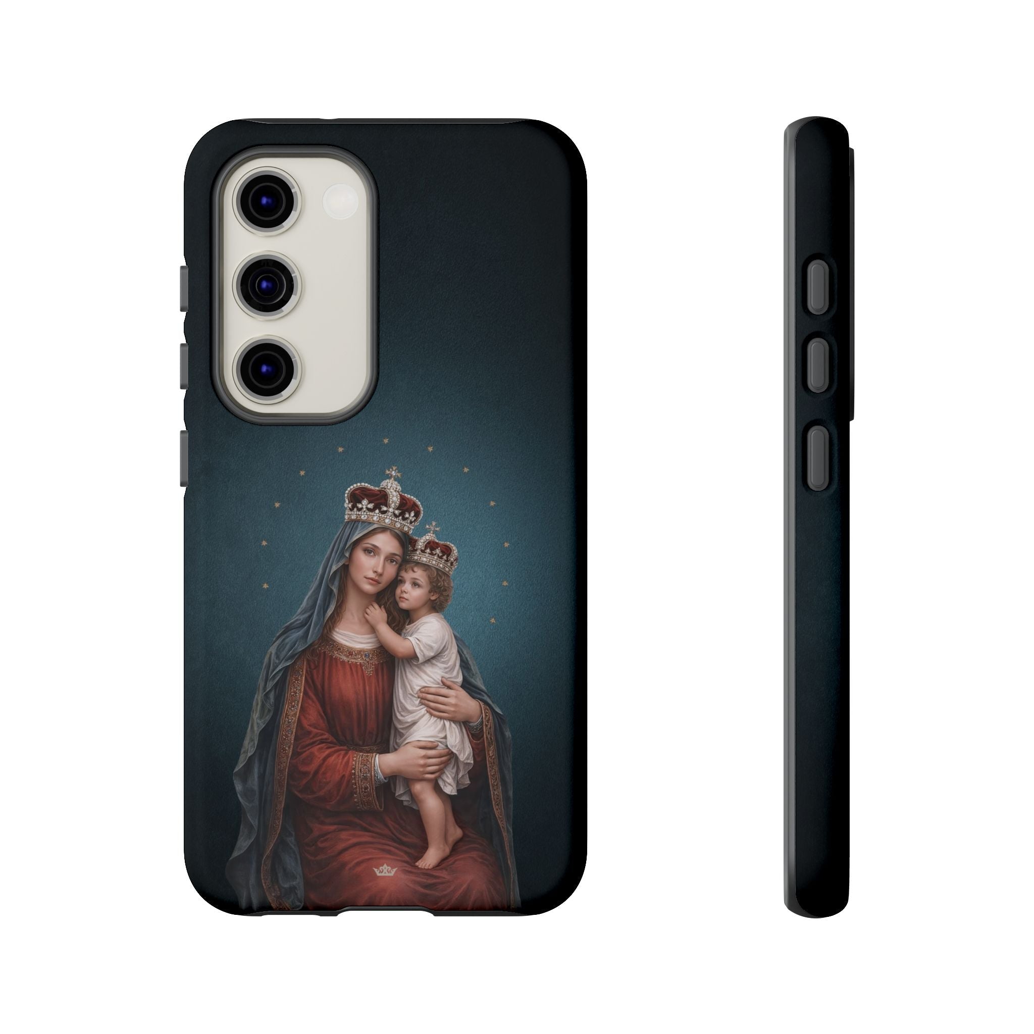 Divine King and Queen Hard Phone Case (Midnight Blue) - Venxara
