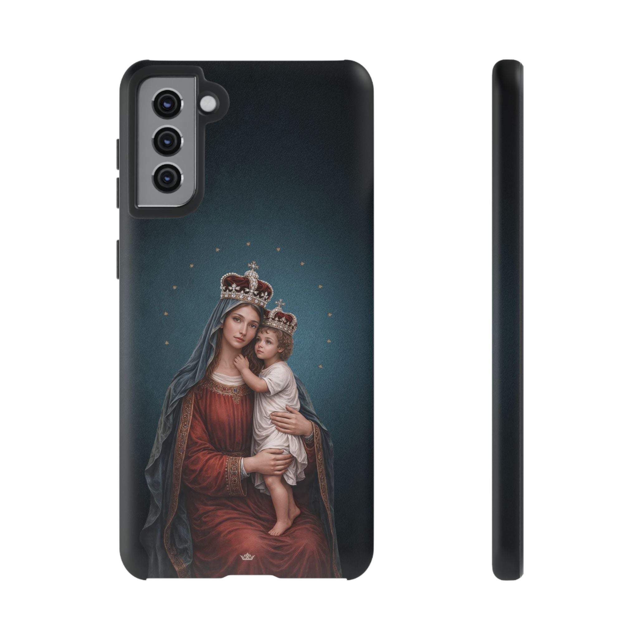 Divine King and Queen Hard Phone Case (Midnight Blue) - Venxara
