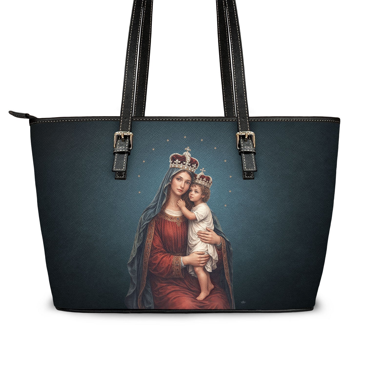 Divine King and Queen Tote Bag (Midnight Blue) - VENXARA