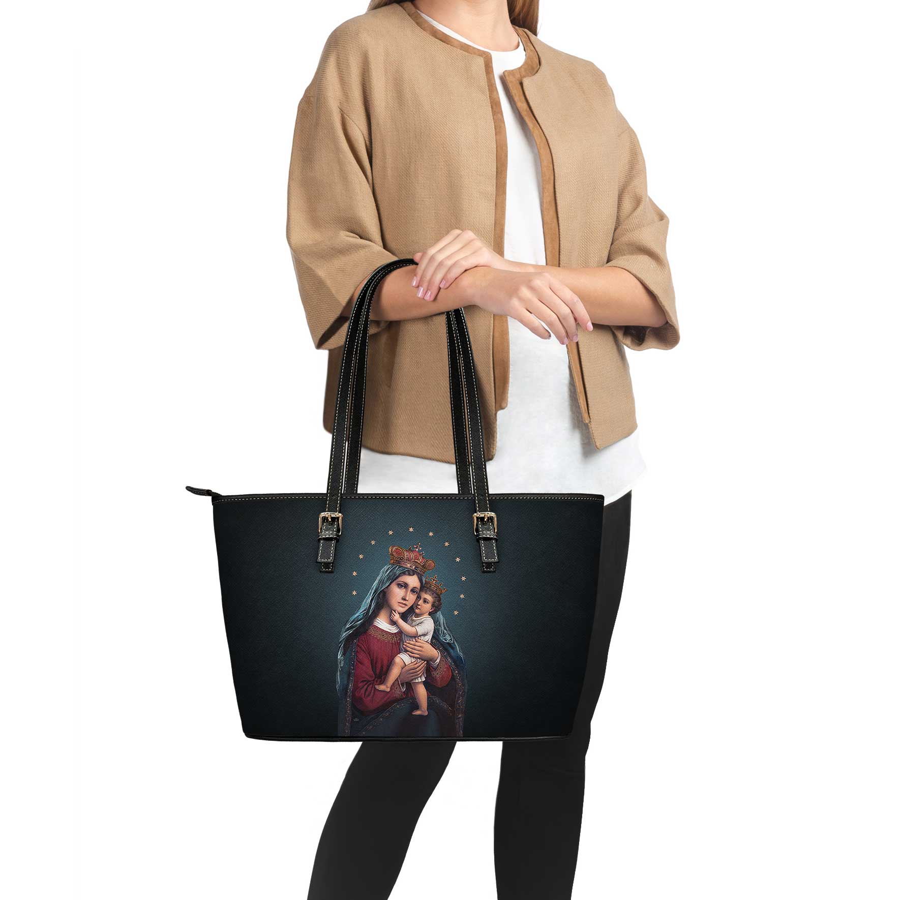 Divine King and Queen Tote Bag (Midnight Blue) - VENXARA®