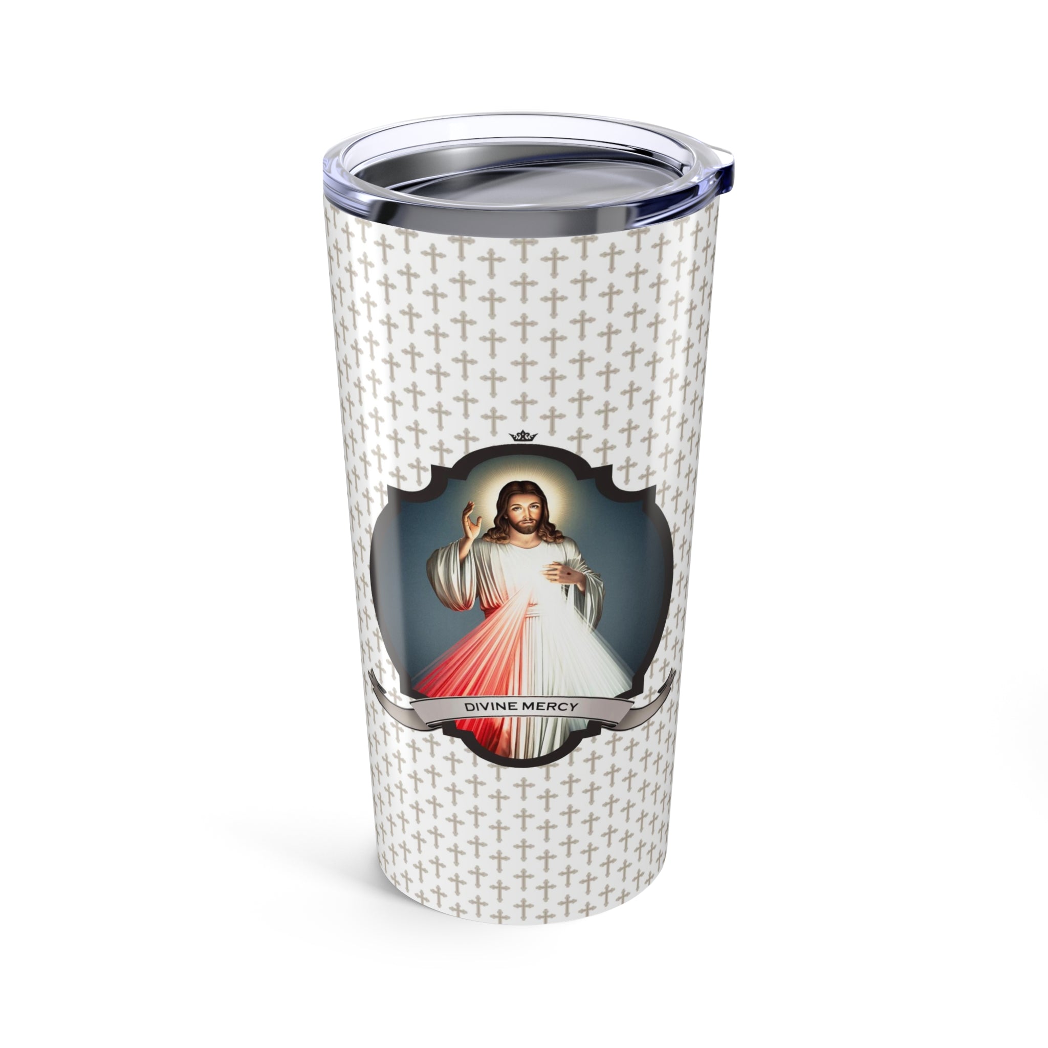Divine Mercy Tumbler (Crosses 20 oz) - VENXARA®