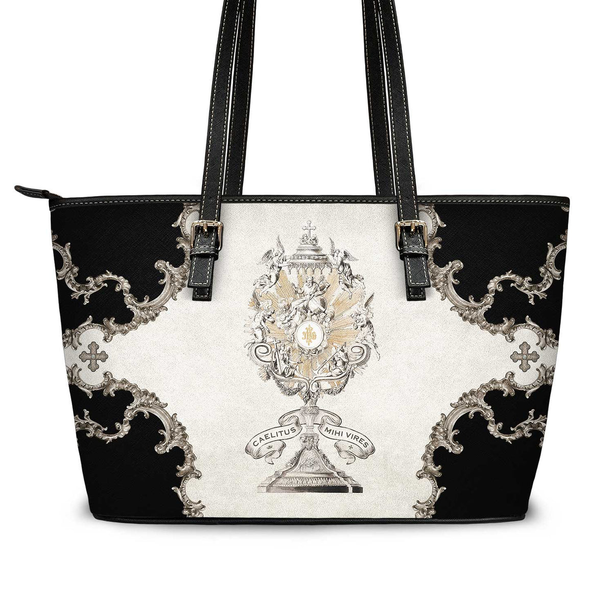 Divine Strength Tote Bag (Beige Baroque) Copyright VENXARA