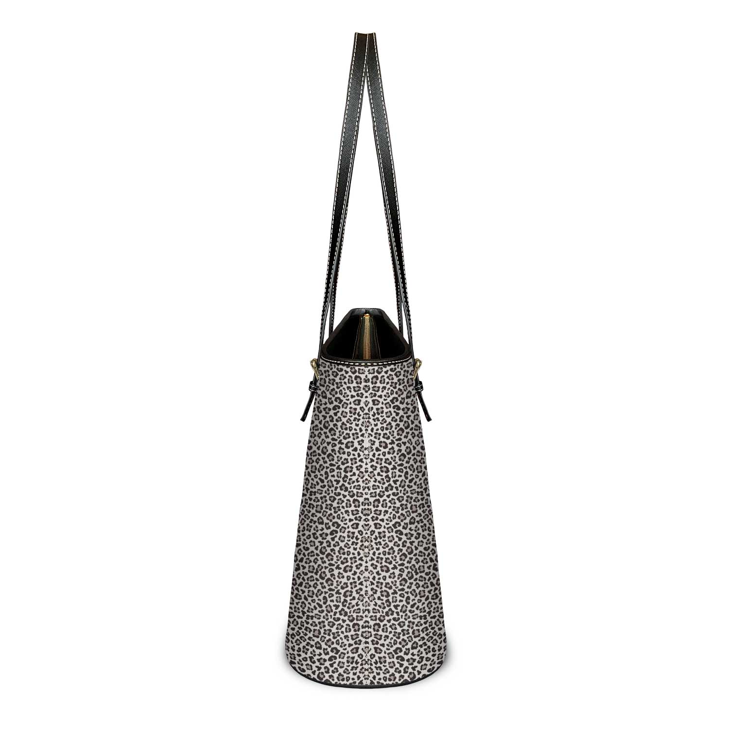Our Lady of Fatima Medallion Tote Bag (Leopard) - Venxara