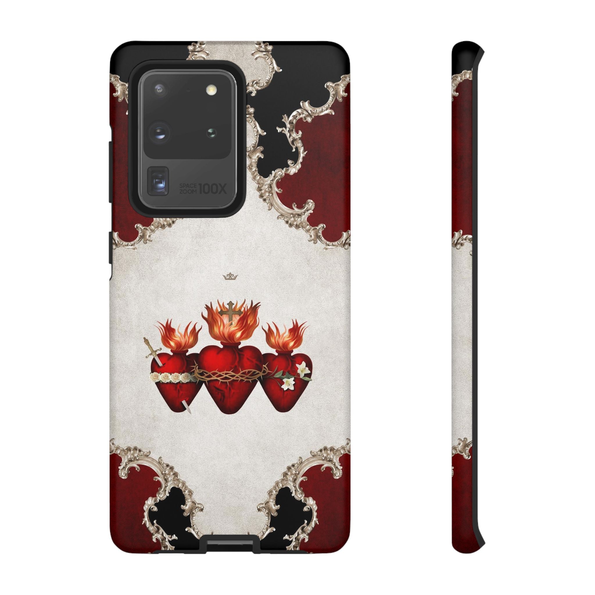Holy Family Hearts Hard Phone Case (Baroque) - VENXARA®