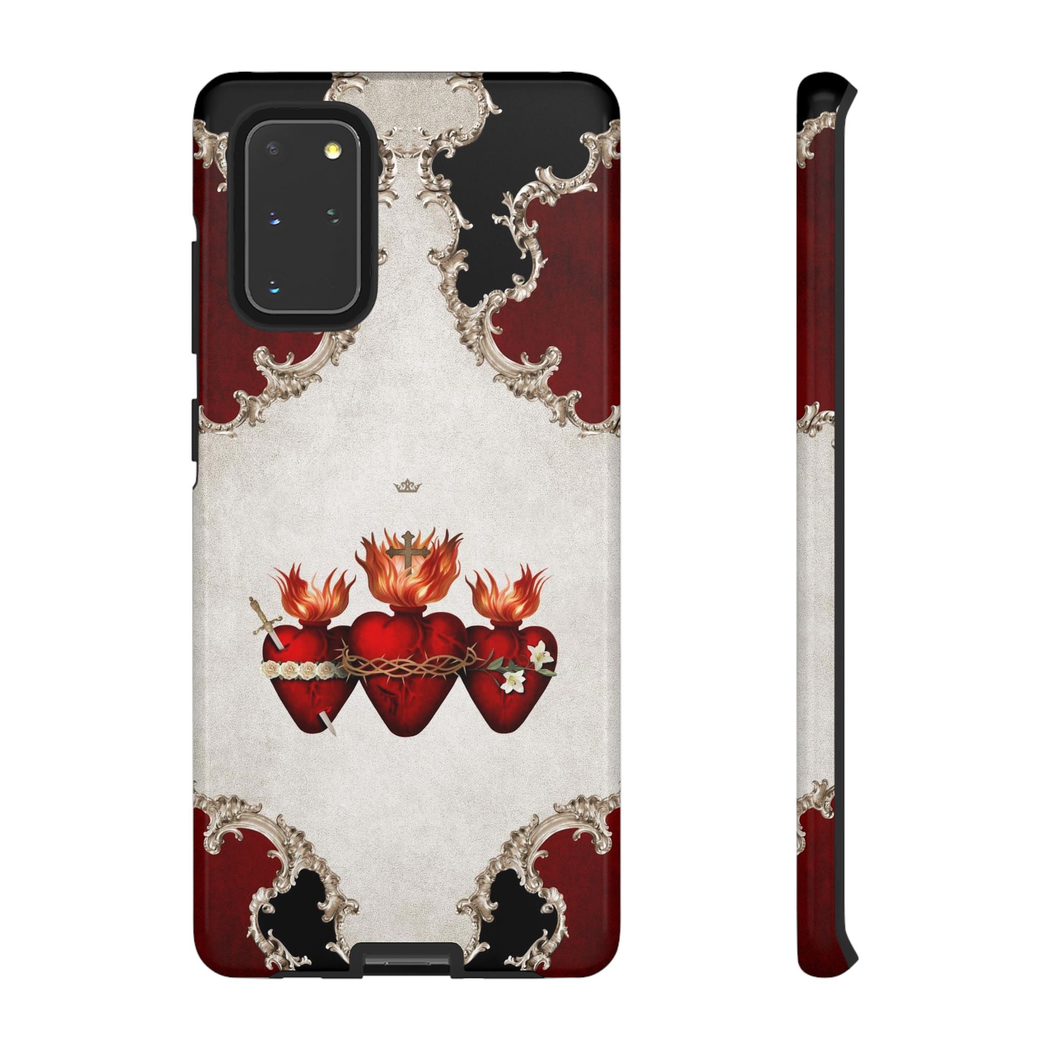 Holy Family Hearts Hard Phone Case (Baroque) - VENXARA®