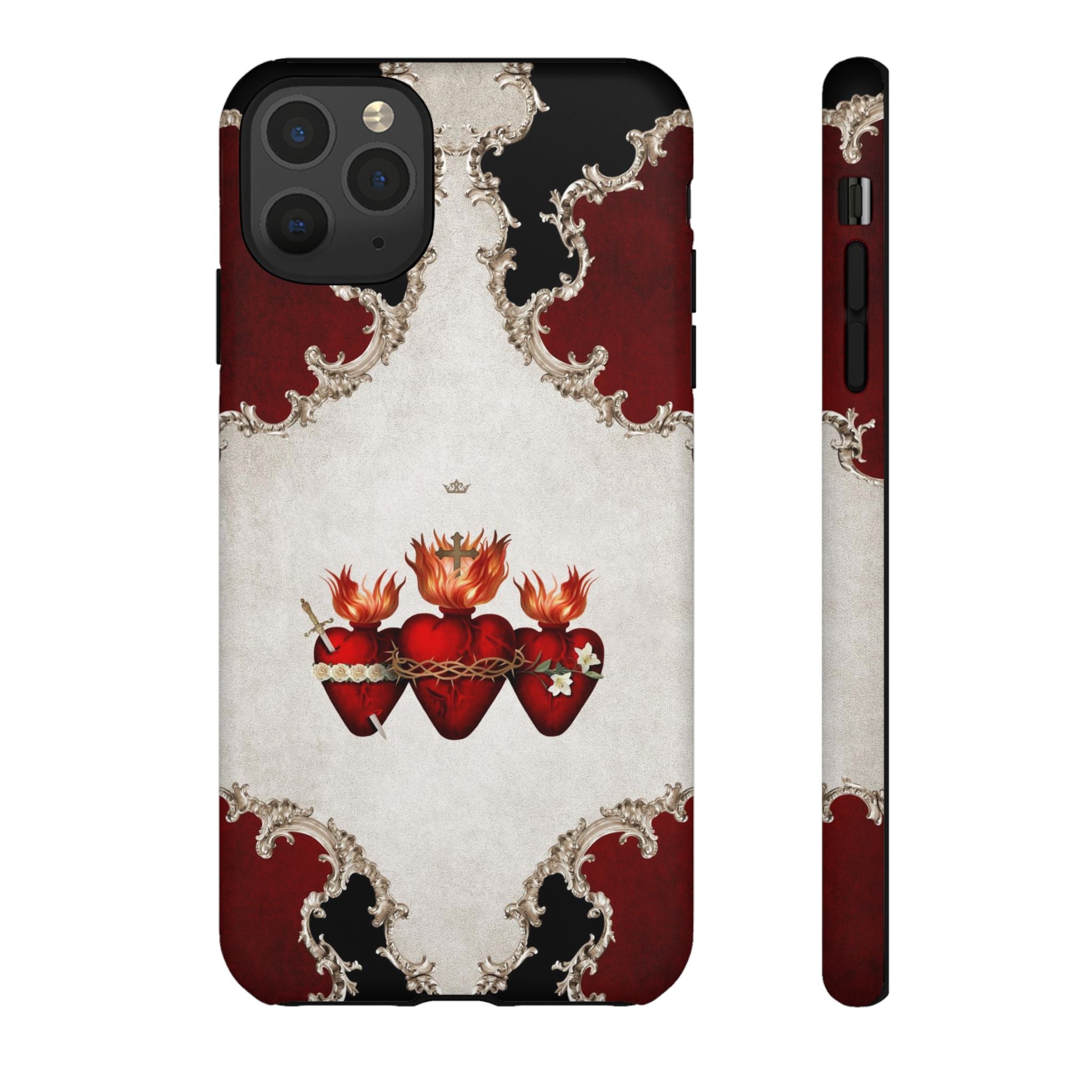 Holy Family Hearts Hard Phone Case (Baroque) - VENXARA®