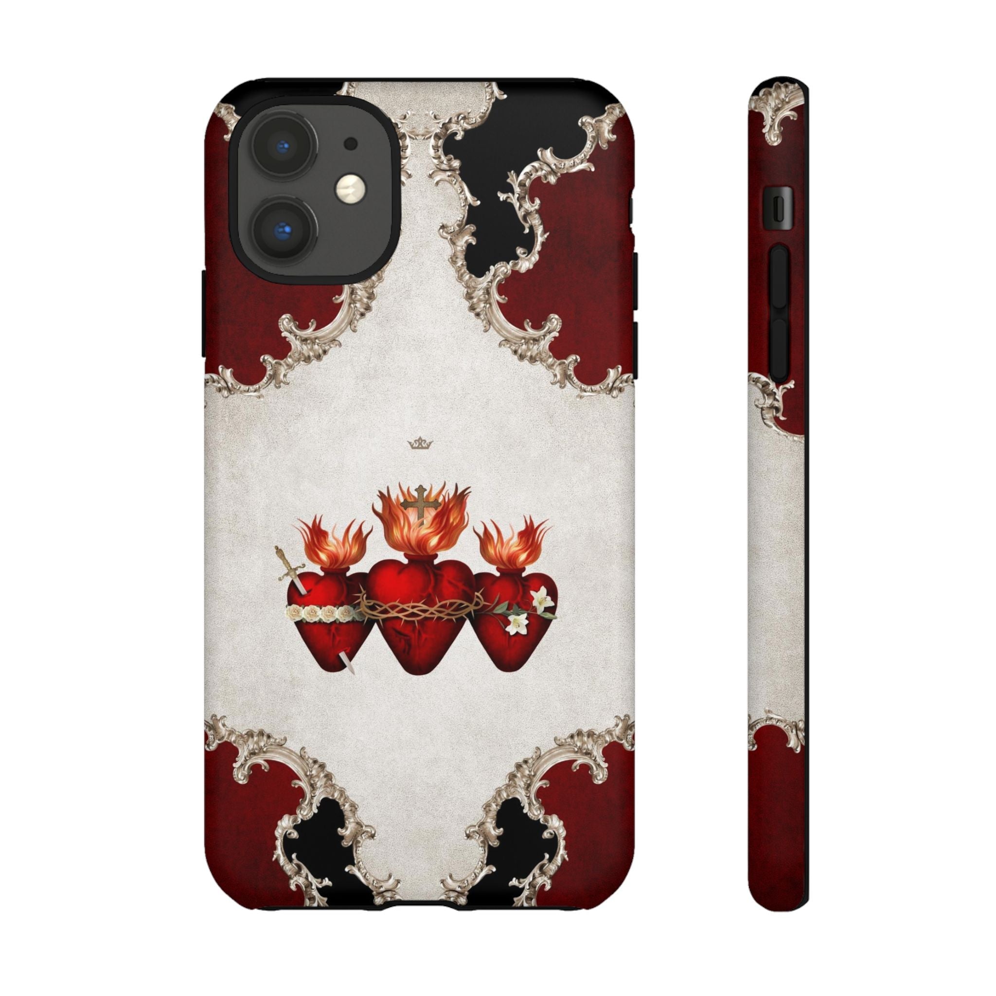 Holy Family Hearts Hard Phone Case (Baroque) - VENXARA®