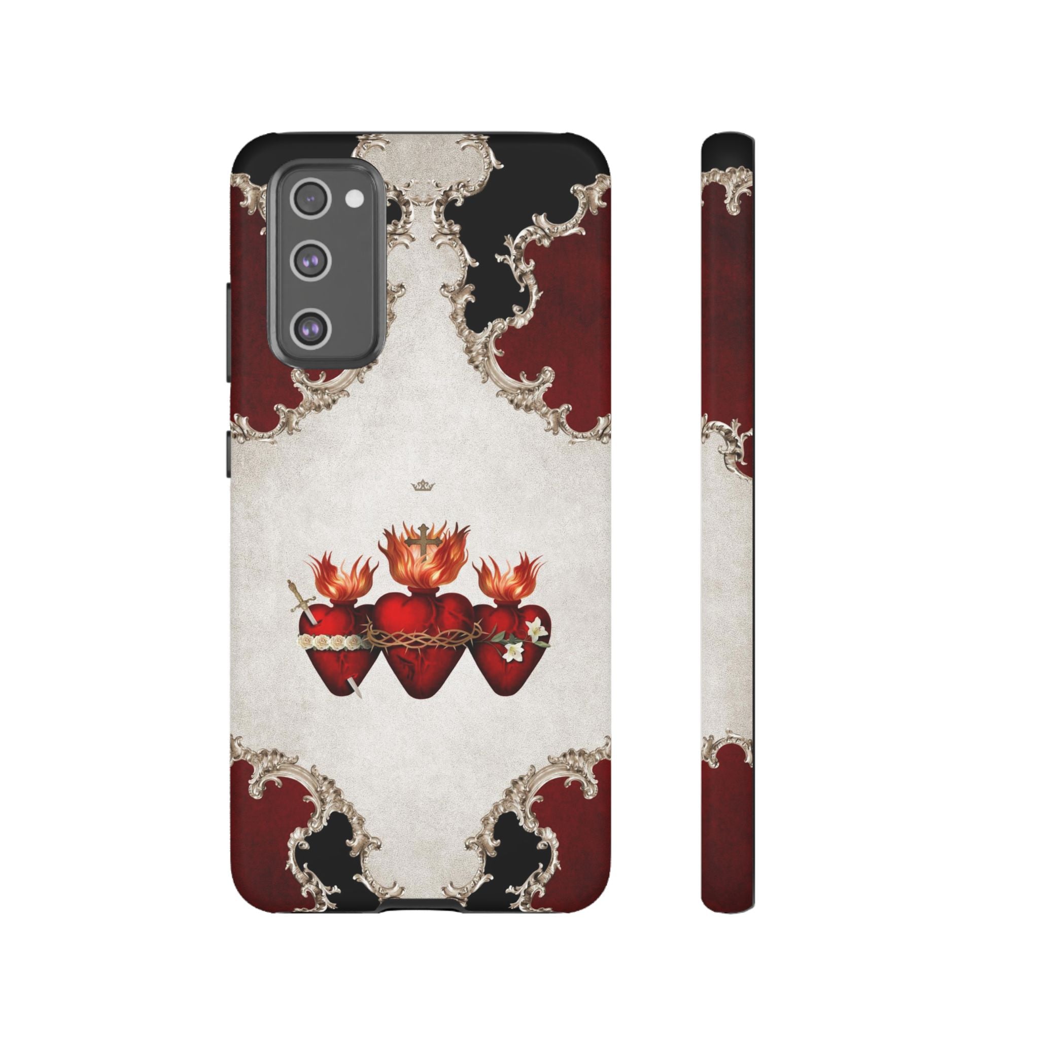 Holy Family Hearts Hard Phone Case (Baroque) - VENXARA®