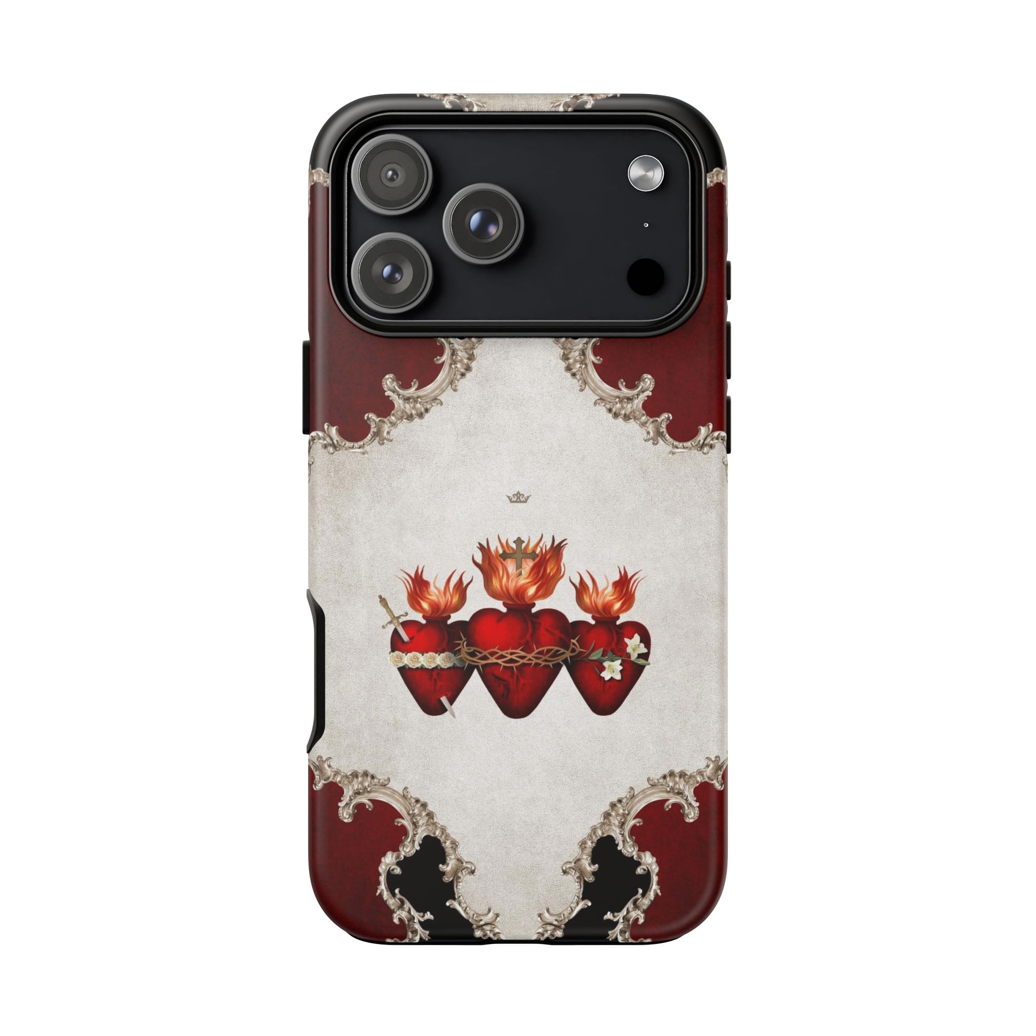 Holy Family Hearts Hard Phone Case (Baroque) Copyright VENXARA
