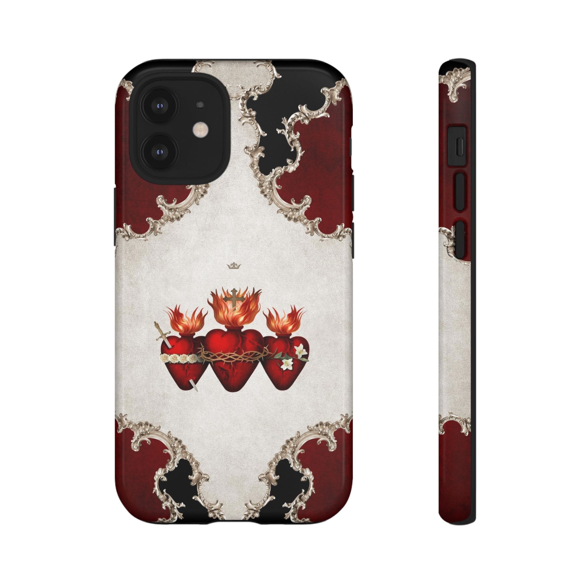 Holy Family Hearts Hard Phone Case (Baroque) Copyright VENXARA
