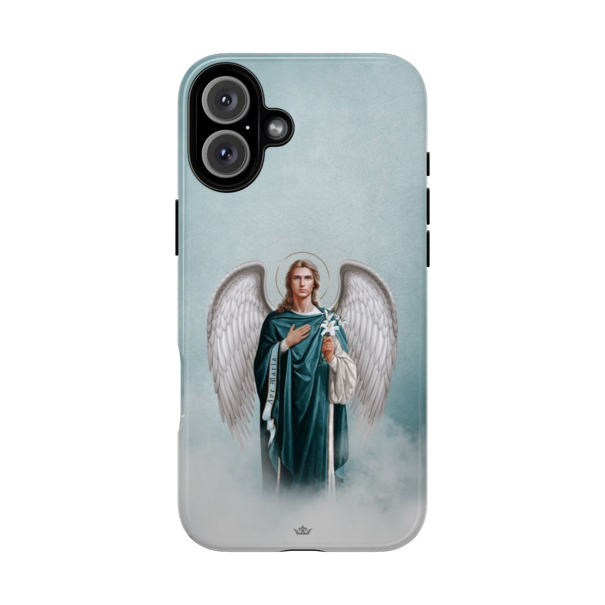 St. Gabriel the Archangel Hard Phone Case (Blue)