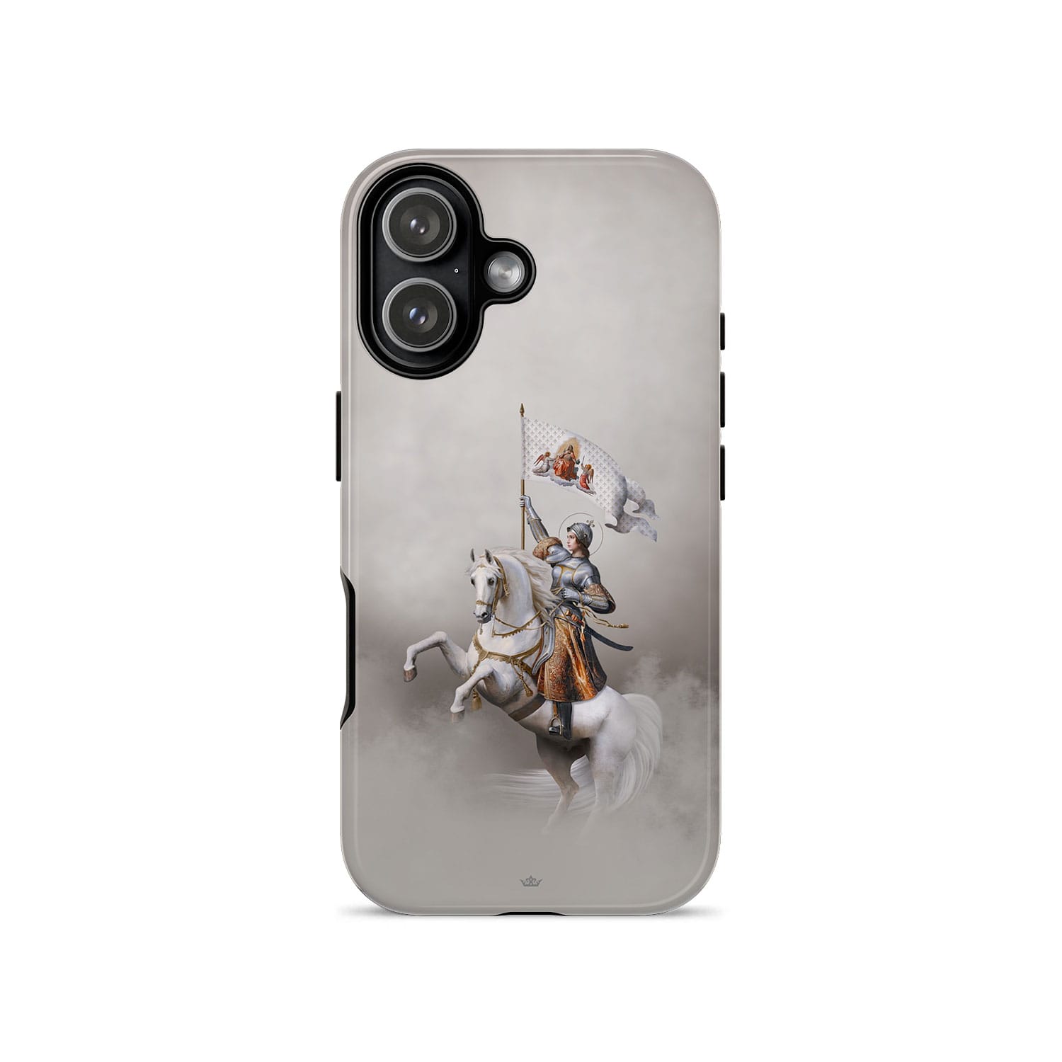 St. Joan of Arc in Battle Hard Phone Case (Light) Copyright VENXARA