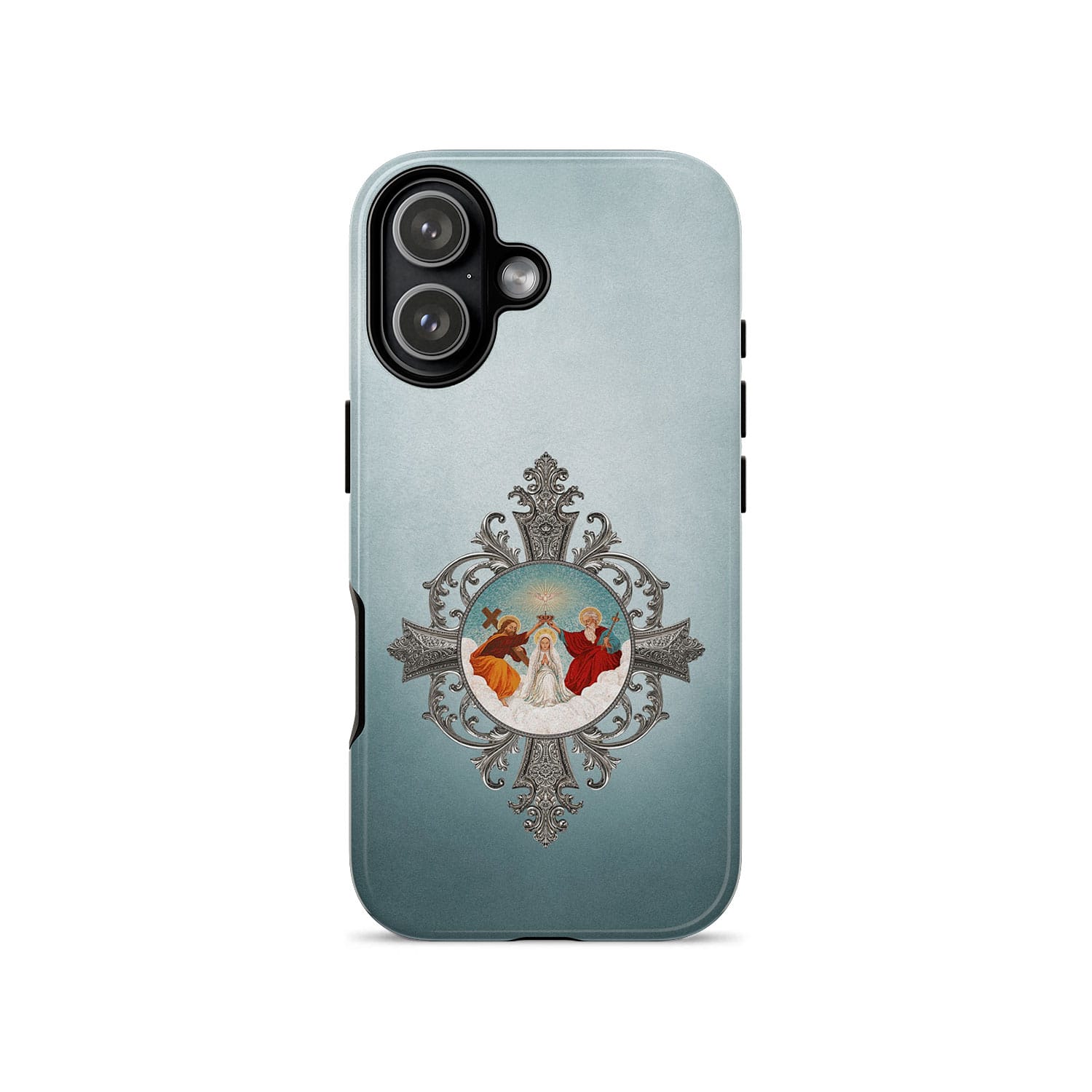 Mosaic Coronation of Mary Hard Phone Case Copyright VENXARA
