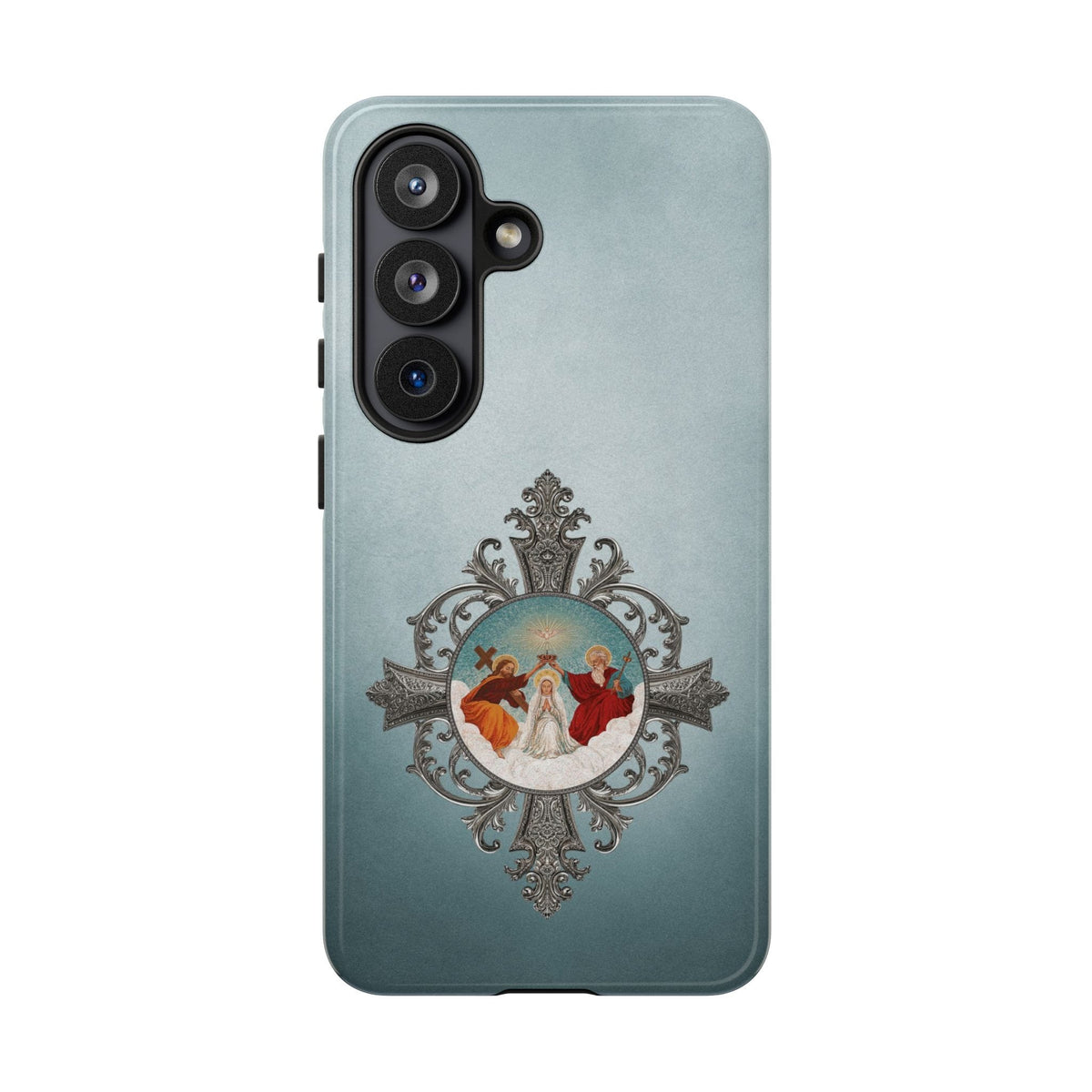 Mosaic Coronation of Mary Hard Phone Case Copyright VENXARA