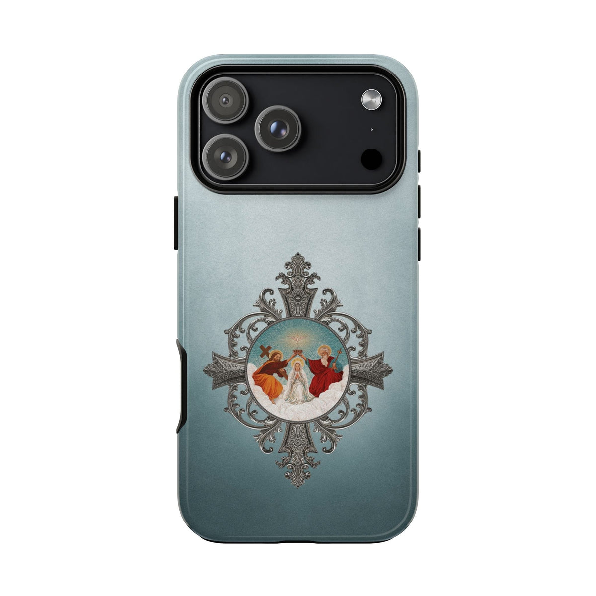 Mosaic Coronation of Mary Hard Phone Case Copyright VENXARA