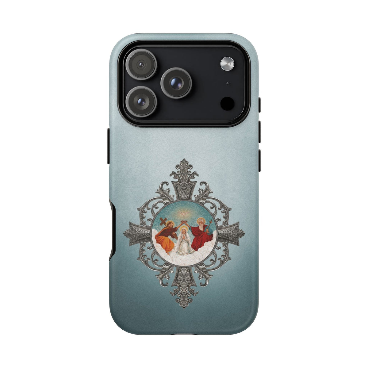 Mosaic Coronation of Mary Hard Phone Case Copyright VENXARA
