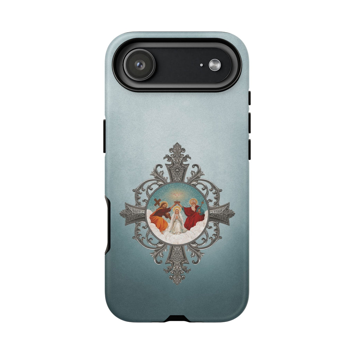 Mosaic Coronation of Mary Hard Phone Case Copyright VENXARA