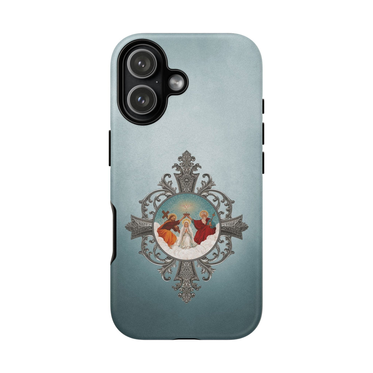 Mosaic Coronation of Mary Hard Phone Case Copyright VENXARA