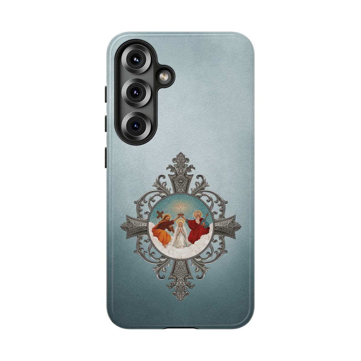 Mosaic Coronation of Mary Hard Phone Case Copyright VENXARA