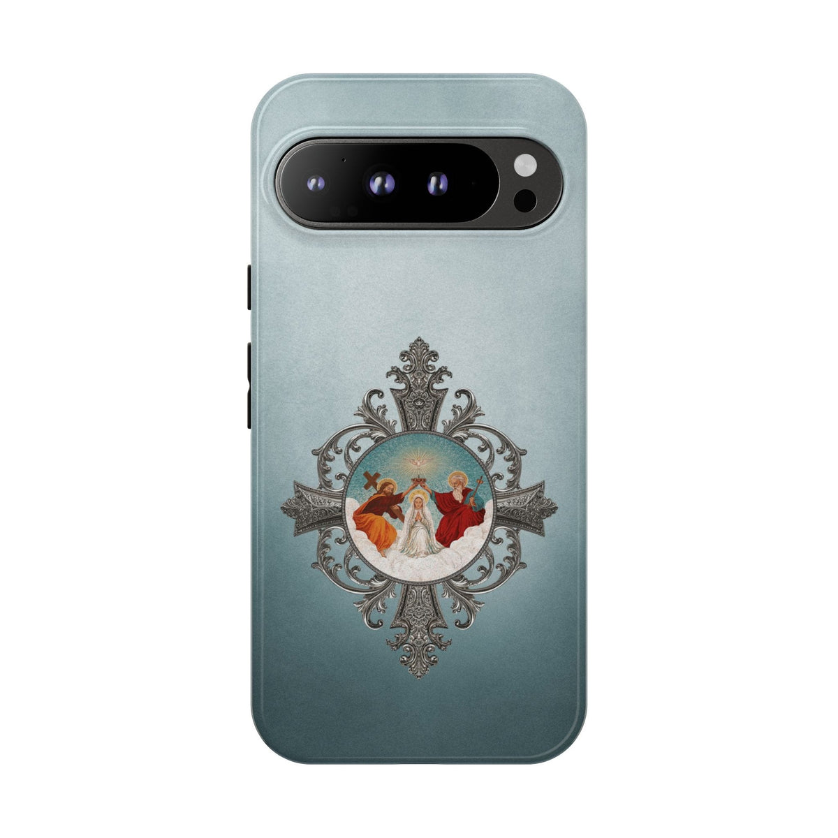 Mosaic Coronation of Mary Hard Phone Case Copyright VENXARA