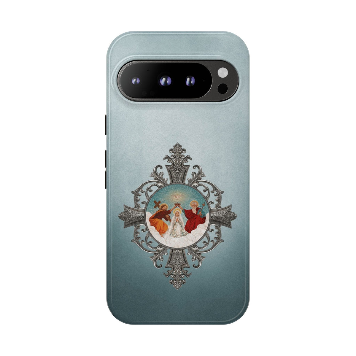 Mosaic Coronation of Mary Hard Phone Case Copyright VENXARA