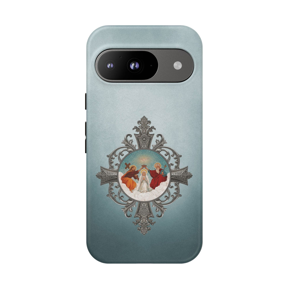 Mosaic Coronation of Mary Hard Phone Case Copyright VENXARA