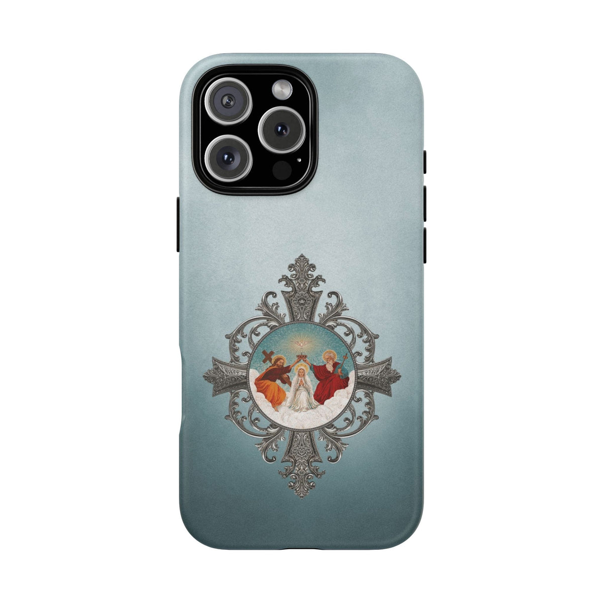 Mosaic Coronation of Mary Hard Phone Case Copyright VENXARA