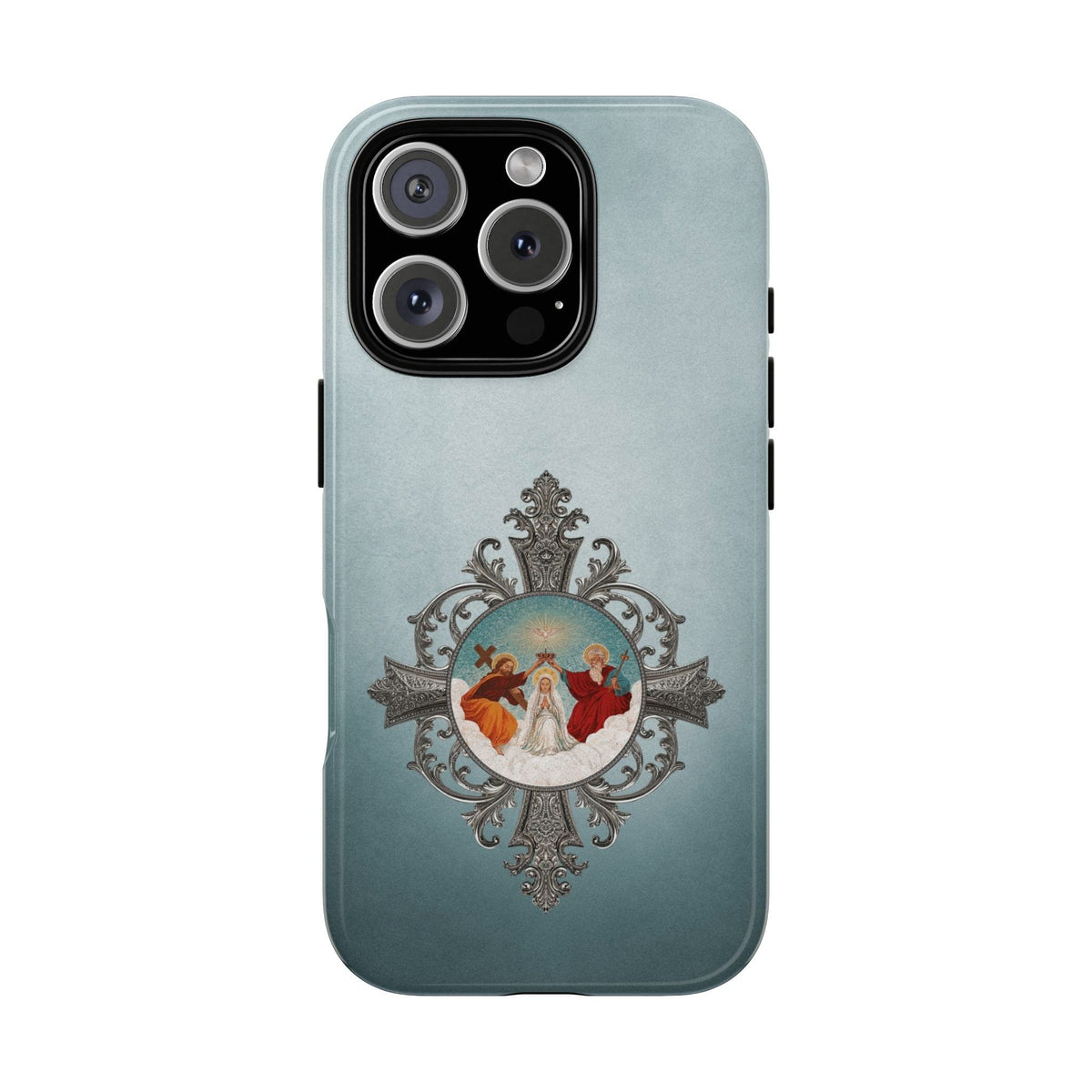 Mosaic Coronation of Mary Hard Phone Case Copyright VENXARA