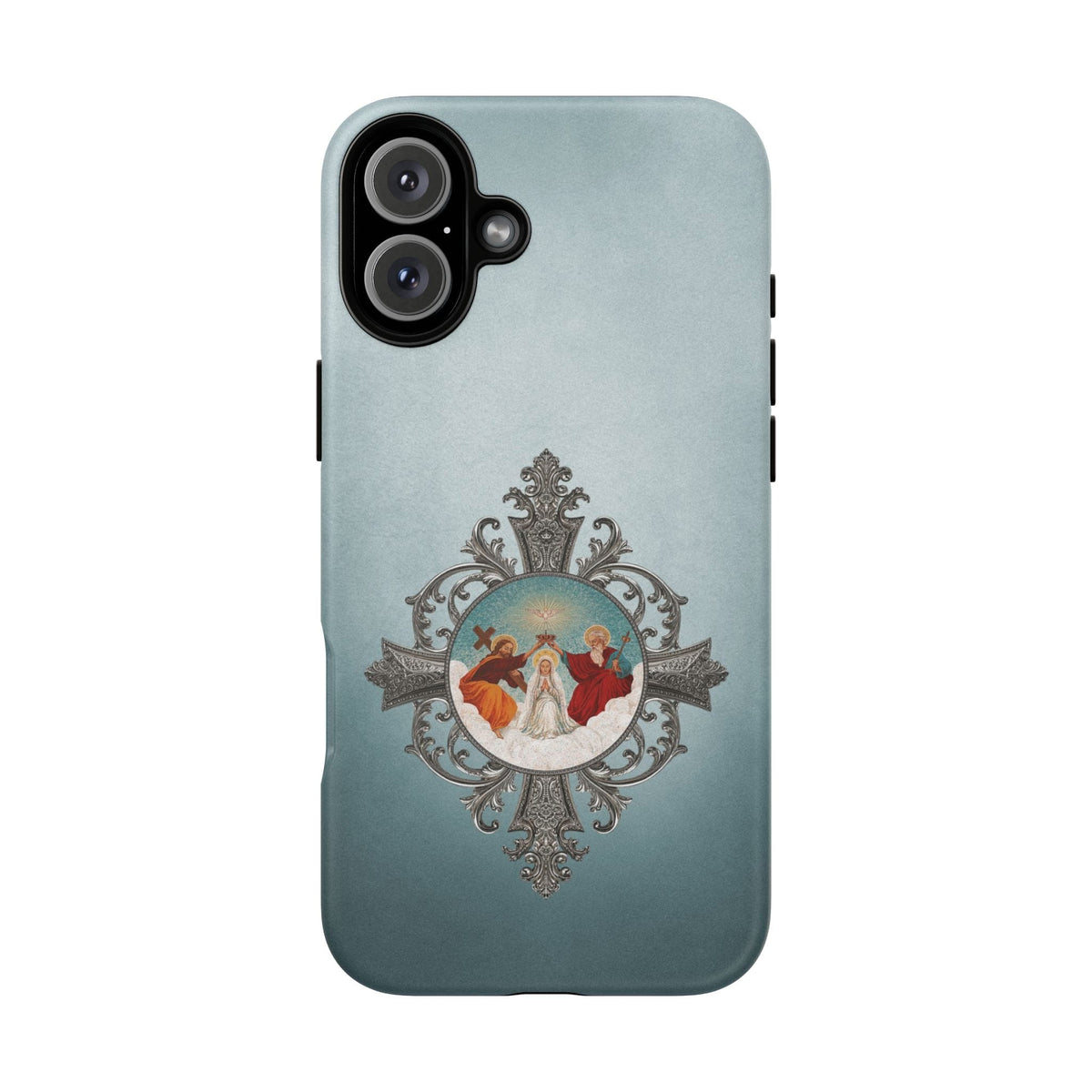 Mosaic Coronation of Mary Hard Phone Case Copyright VENXARA