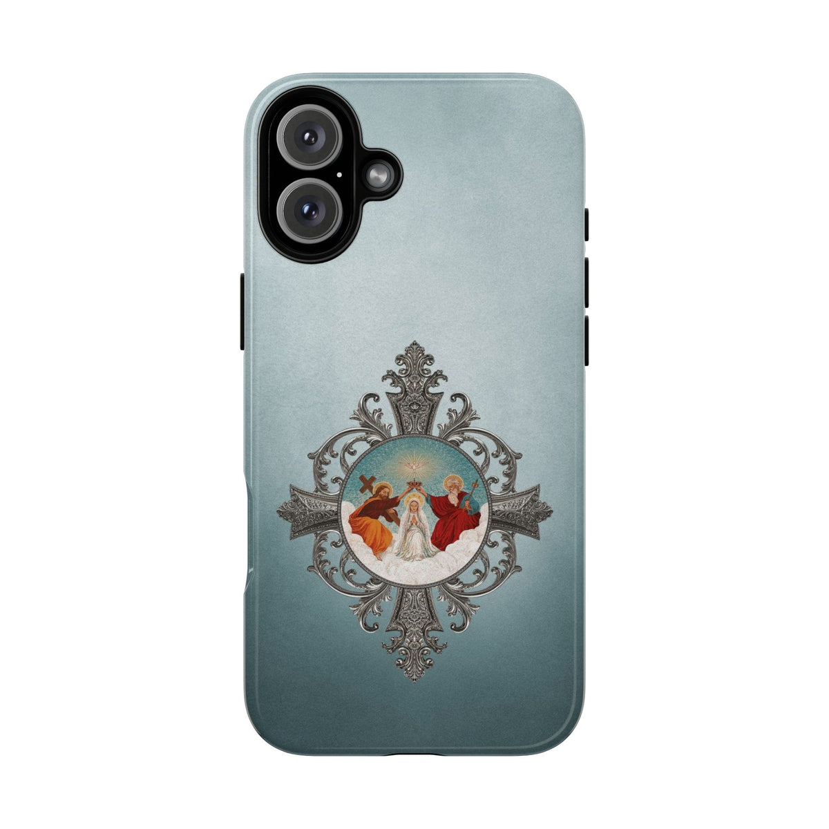 Mosaic Coronation of Mary Hard Phone Case Copyright VENXARA