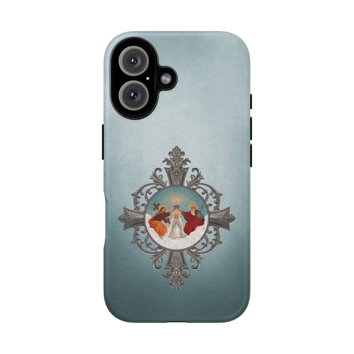 Mosaic Coronation of Mary Hard Phone Case Copyright VENXARA