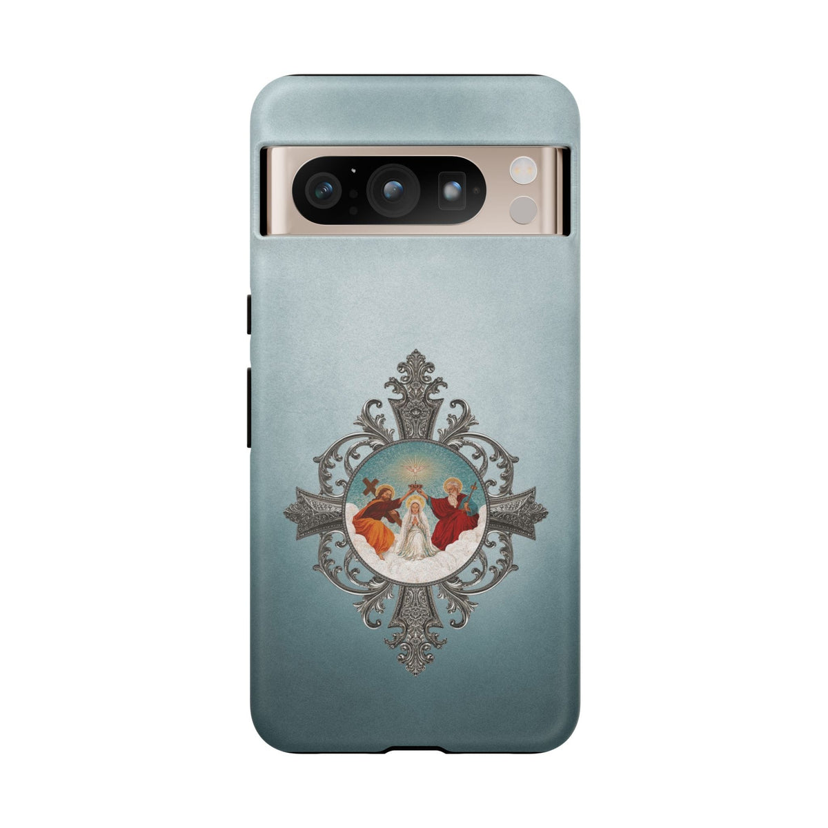 Mosaic Coronation of Mary Hard Phone Case Copyright VENXARA