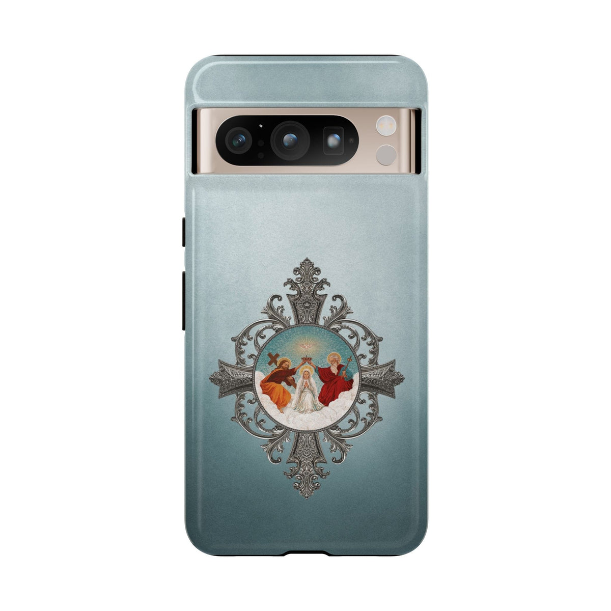 Mosaic Coronation of Mary Hard Phone Case Copyright VENXARA
