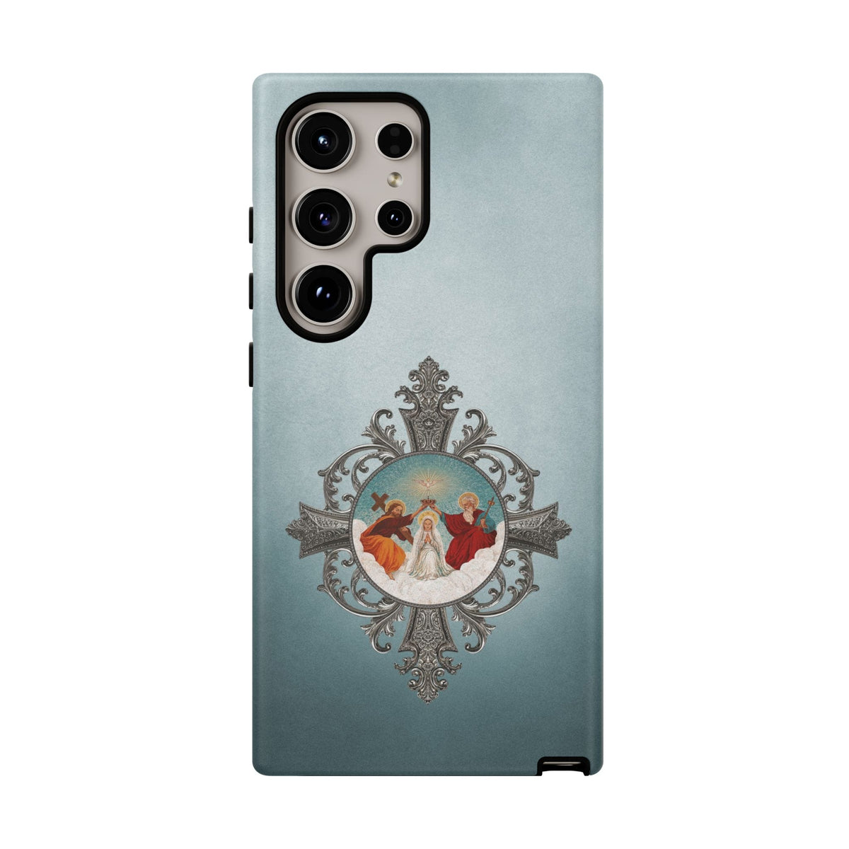 Mosaic Coronation of Mary Hard Phone Case Copyright VENXARA