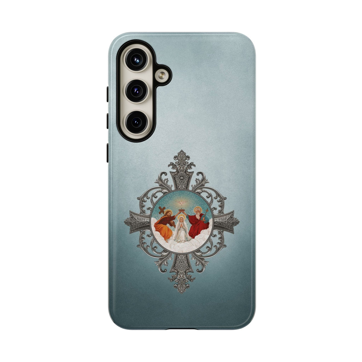 Mosaic Coronation of Mary Hard Phone Case Copyright VENXARA
