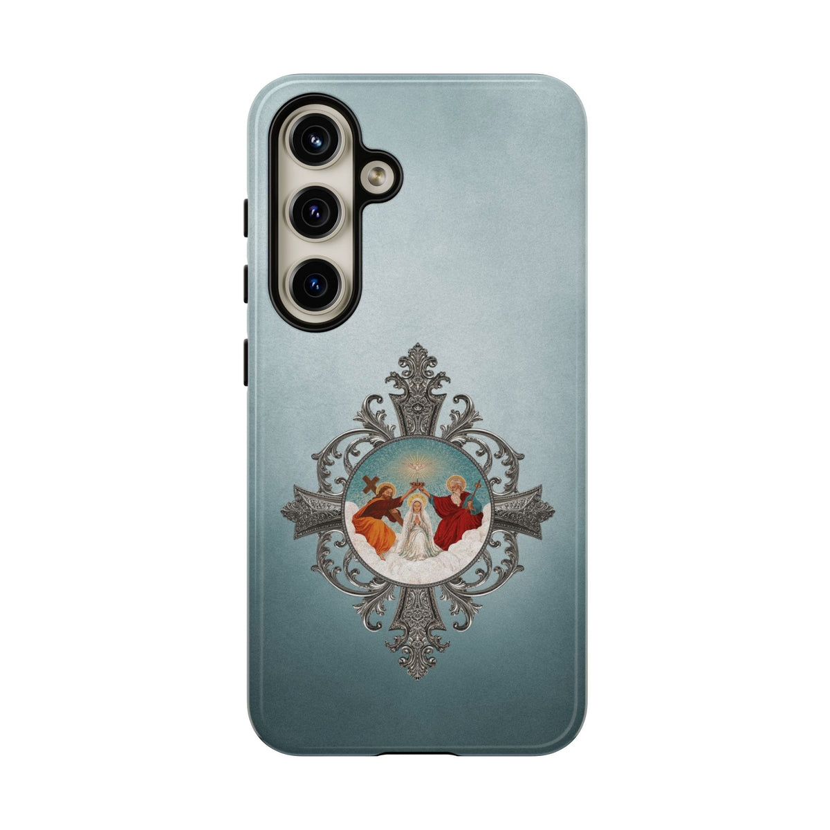 Mosaic Coronation of Mary Hard Phone Case Copyright VENXARA