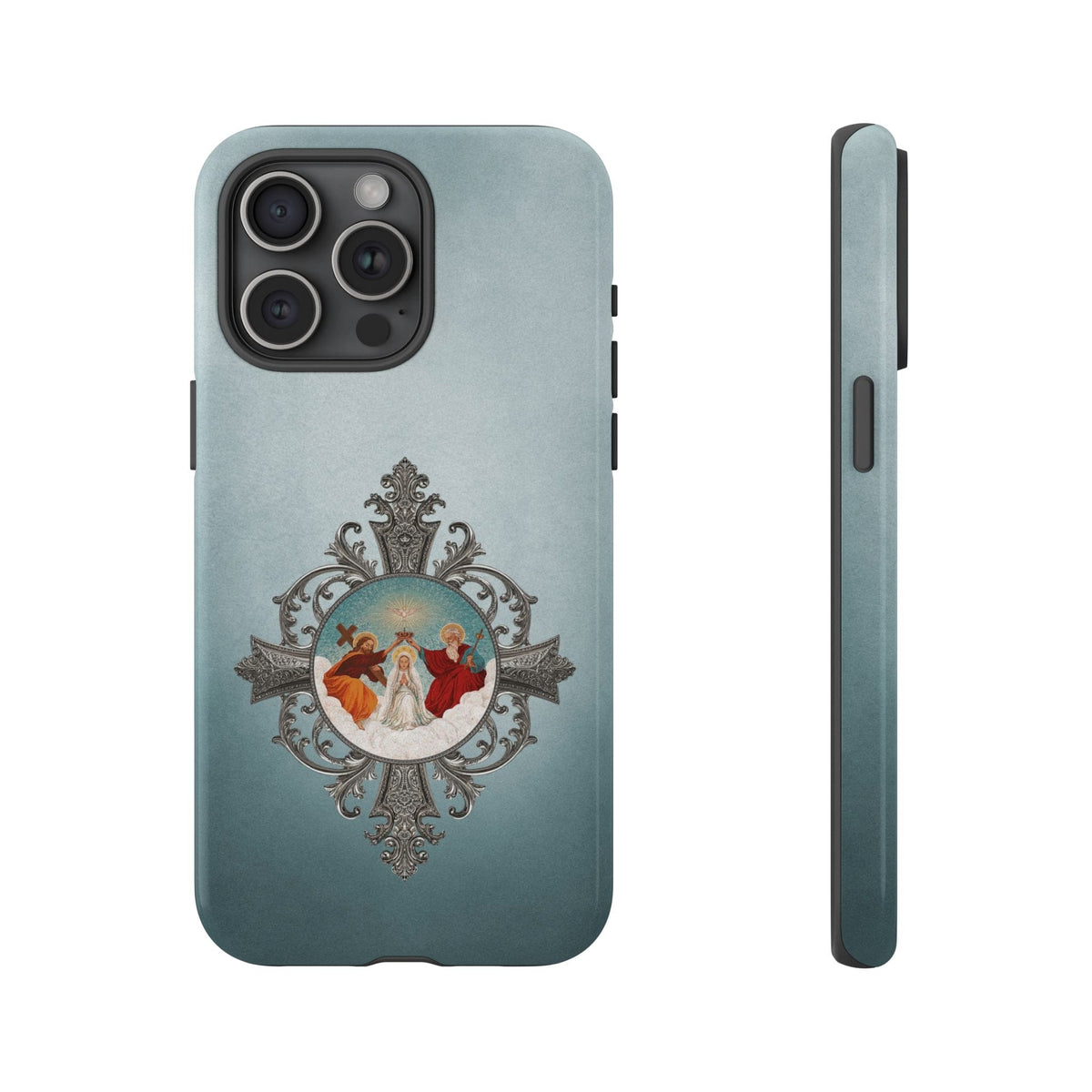 Mosaic Coronation of Mary Hard Phone Case Copyright VENXARA